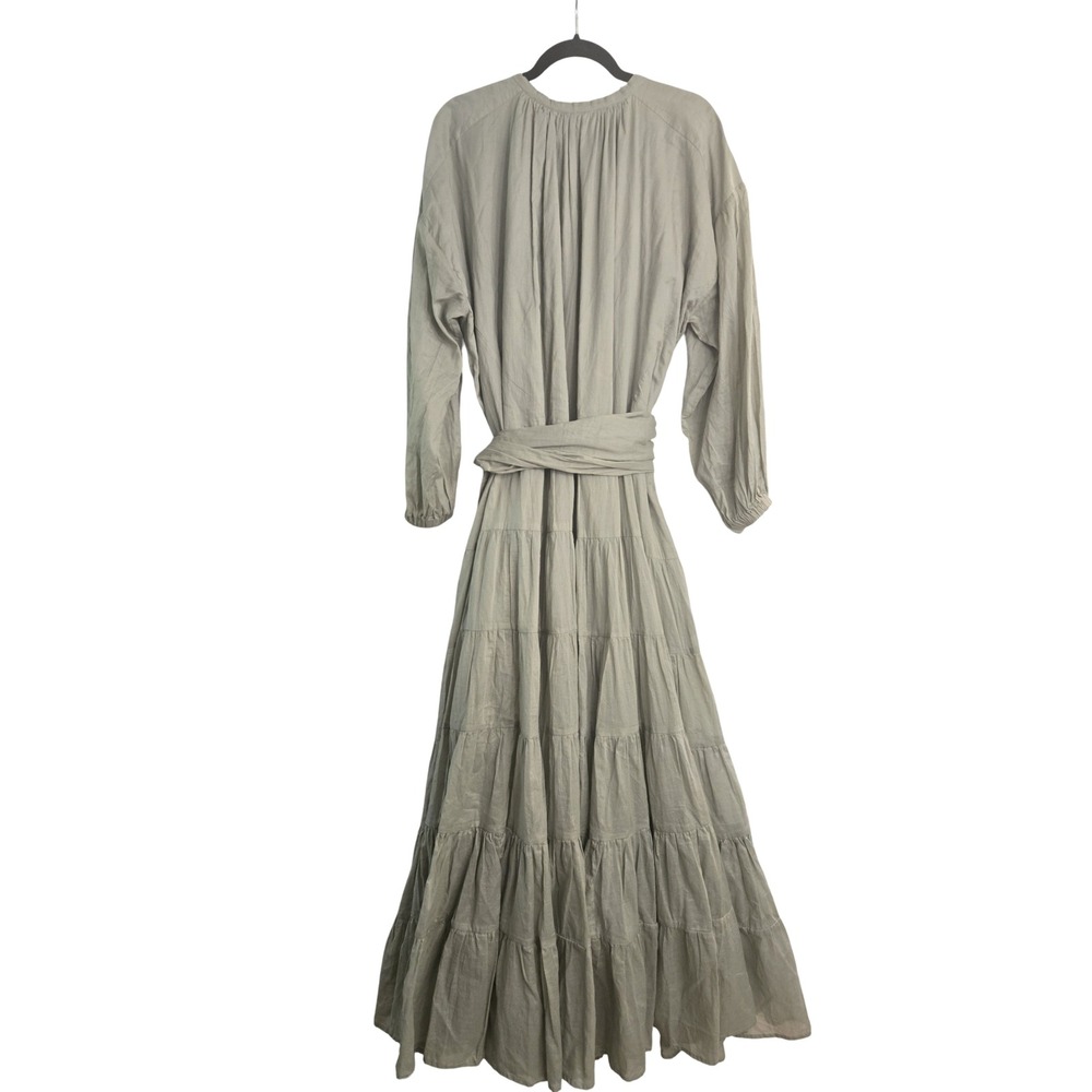 Erika Pena Ella Women Bohemian Maxi Dress Anthropologie Stone color OS - Picture 2 of 5